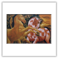 Tramonto con cavalli - 1996